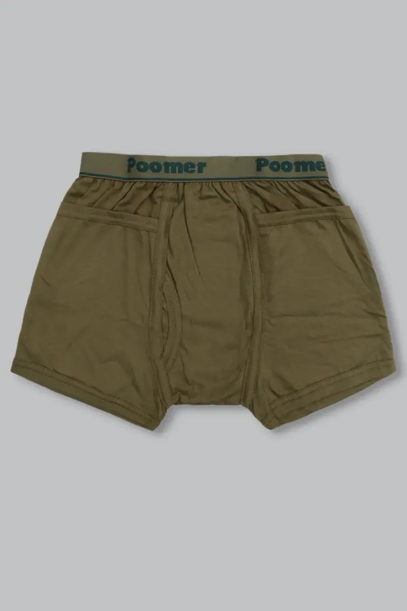 Men's Cotton Solid Trunks 022792GRE85