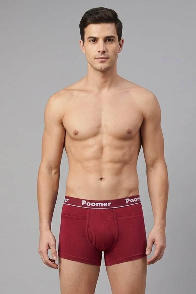 Men's Cotton Solid Trunks 022792MAR90