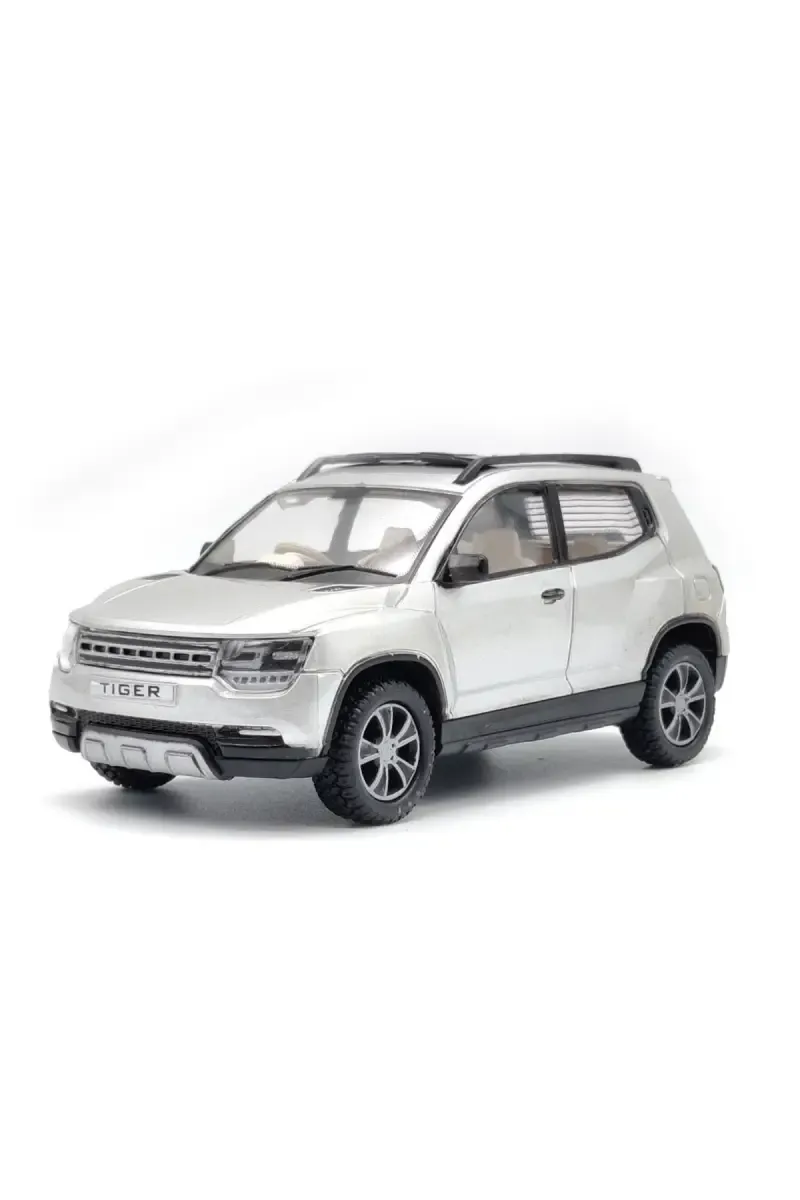 Tiger SUV Pull Back Toy - Grey 022808GRE2