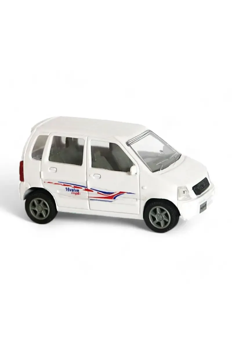 Wagon-R Pull Back Car Toy (White) 022834WHI