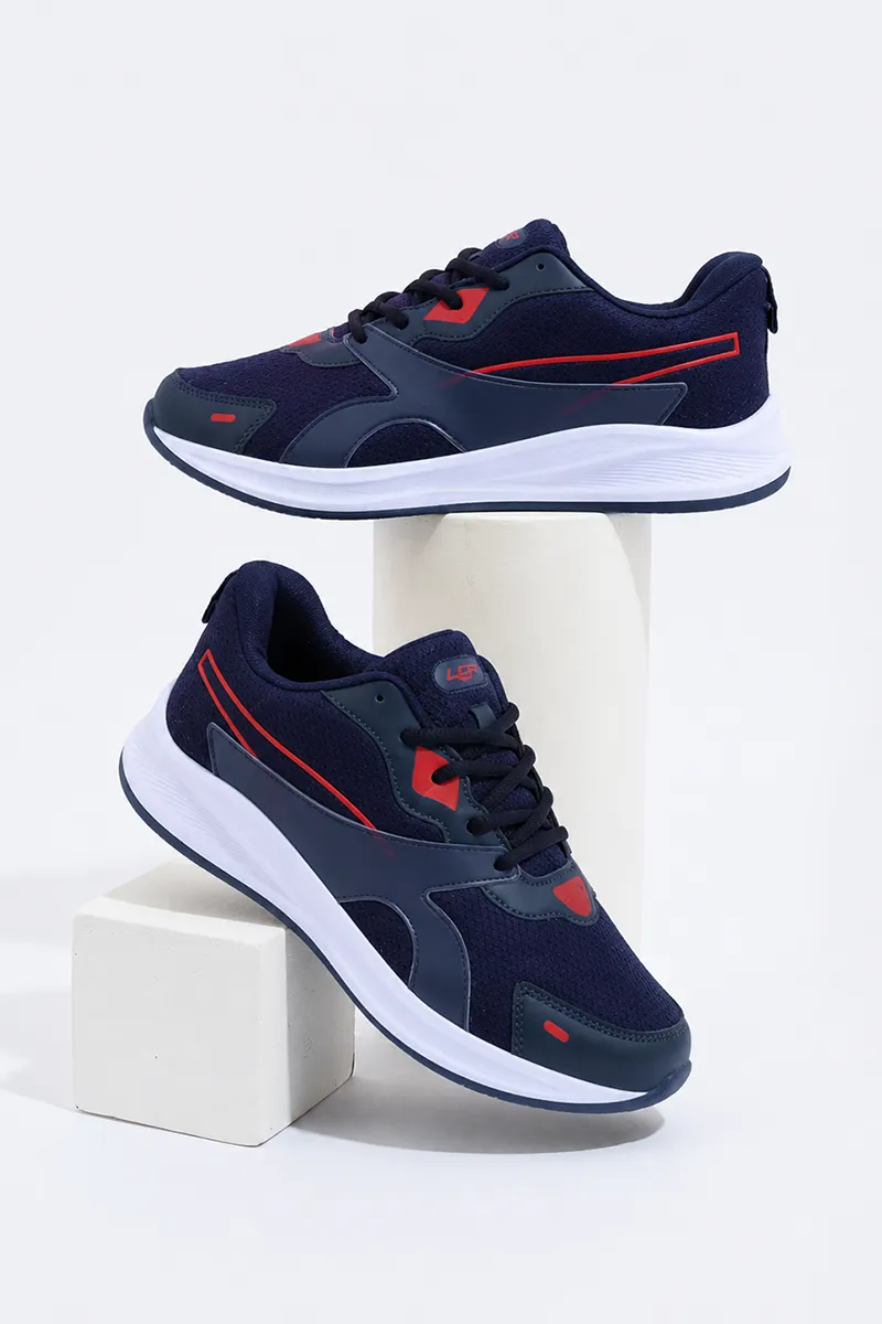 Lace-Up Running Shoes for Men 0230227NAVBLU