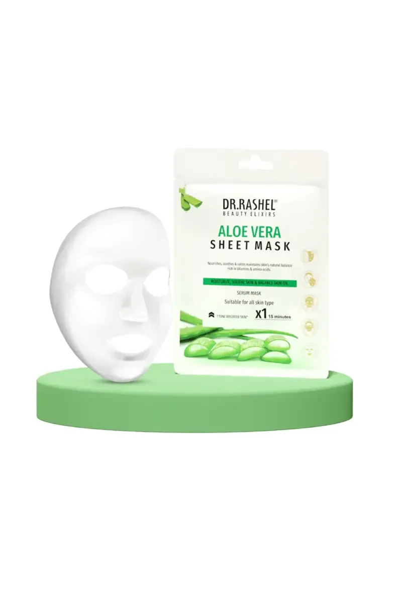 DR.RASHEL Aloe Vera Facial Sheet Mask with Serum - 20g 