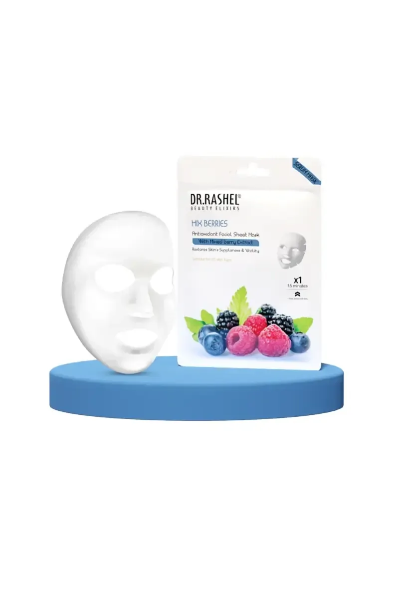 DR.RASHEL Mix Berries Sheet Mask with Serum - 20g