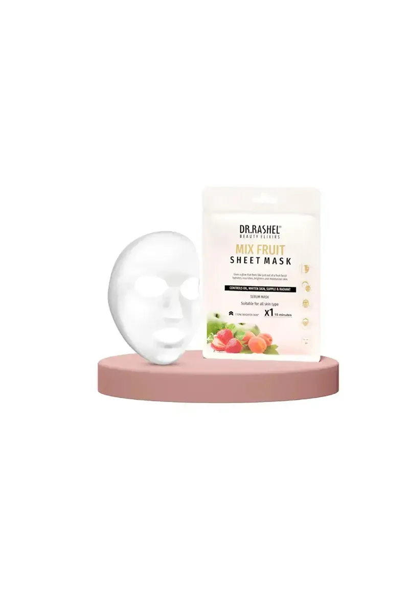 Dr. Rashel Mix Fruit Sheet Mask With Serum - 20gm