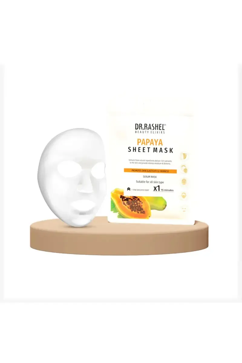 DR.RASHEL Papaya Sheet Mask with Serum - 20gm