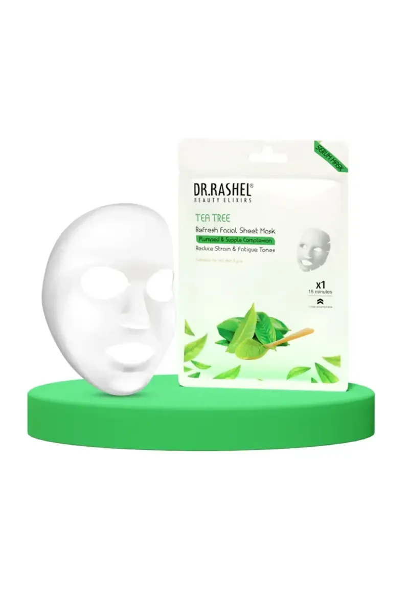 DR.RASHEL Tea Tree Facial Sheet Mask with Serum - 20g 