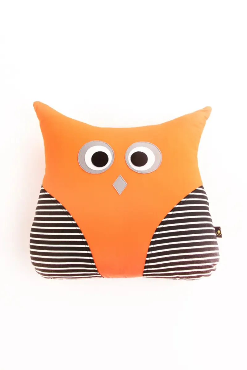 Owl Shaped Soft Cushion - Happy Home Linens 023166COTORA