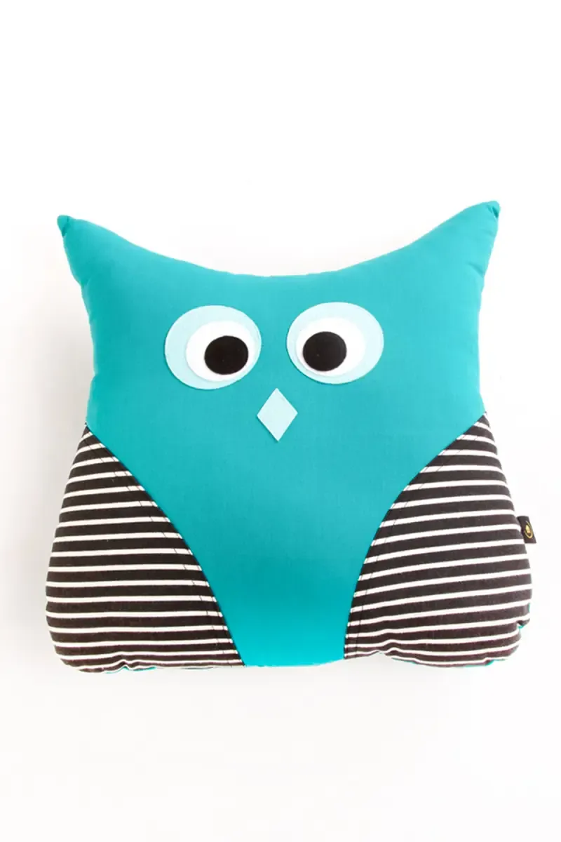 Owl Shaped Soft Cushion - Happy Home Linens 023166COTTEA