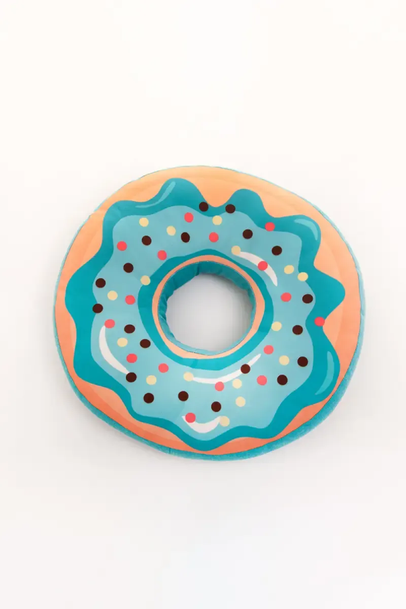 Donut Shaped Soft cushion - Happy Home Linens 023172COT&POLICEBLU