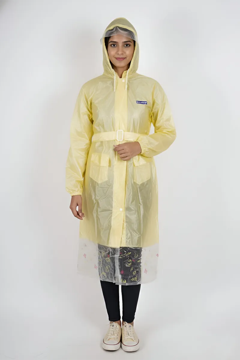 PVC Waterproof Rain Jackets for Women
