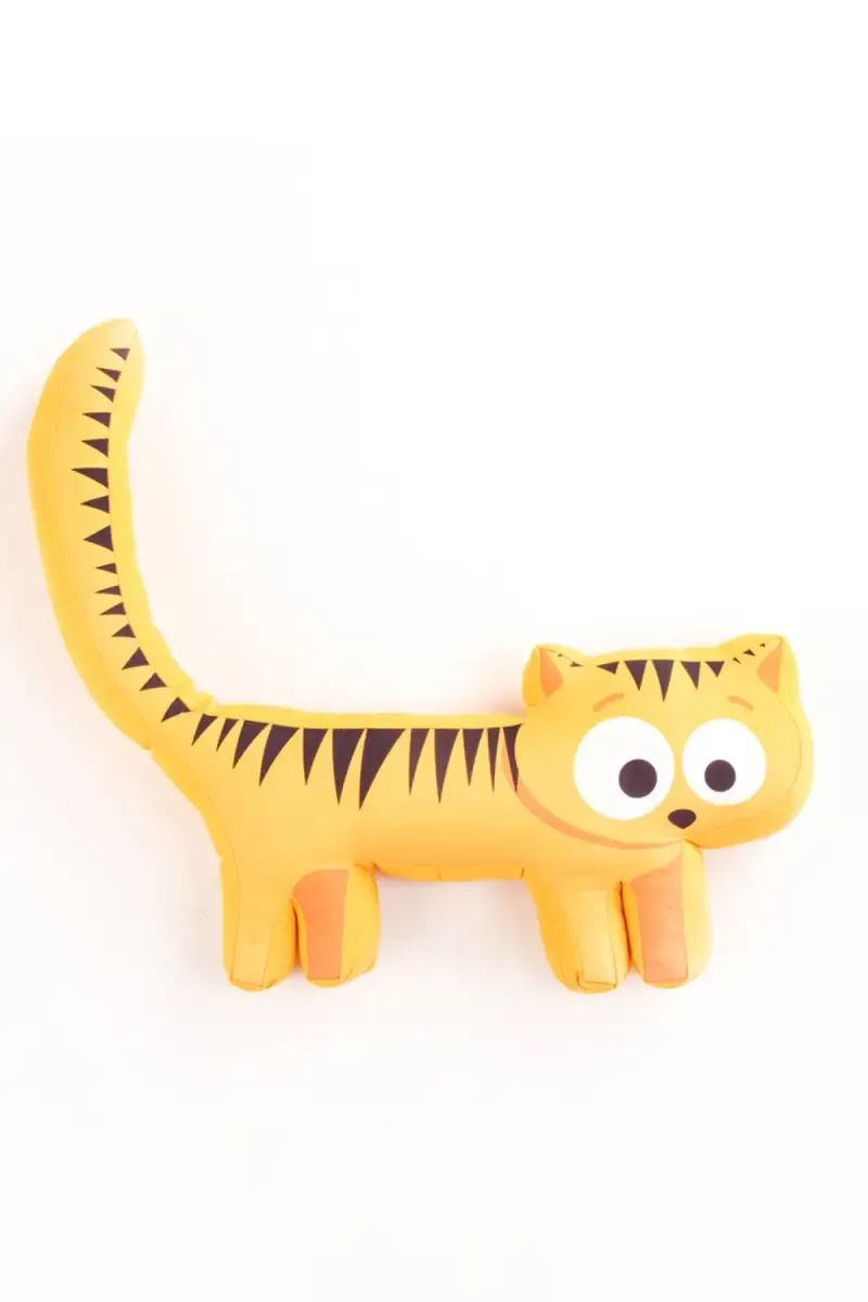 Cat-Shaped Soft Cushion - Happy Home Linens 023185COT&POLYEL