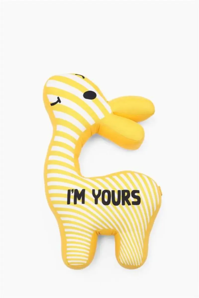 Deer-Shaped Soft Cushion - Happy Home Linens 023189COT&POLYEL