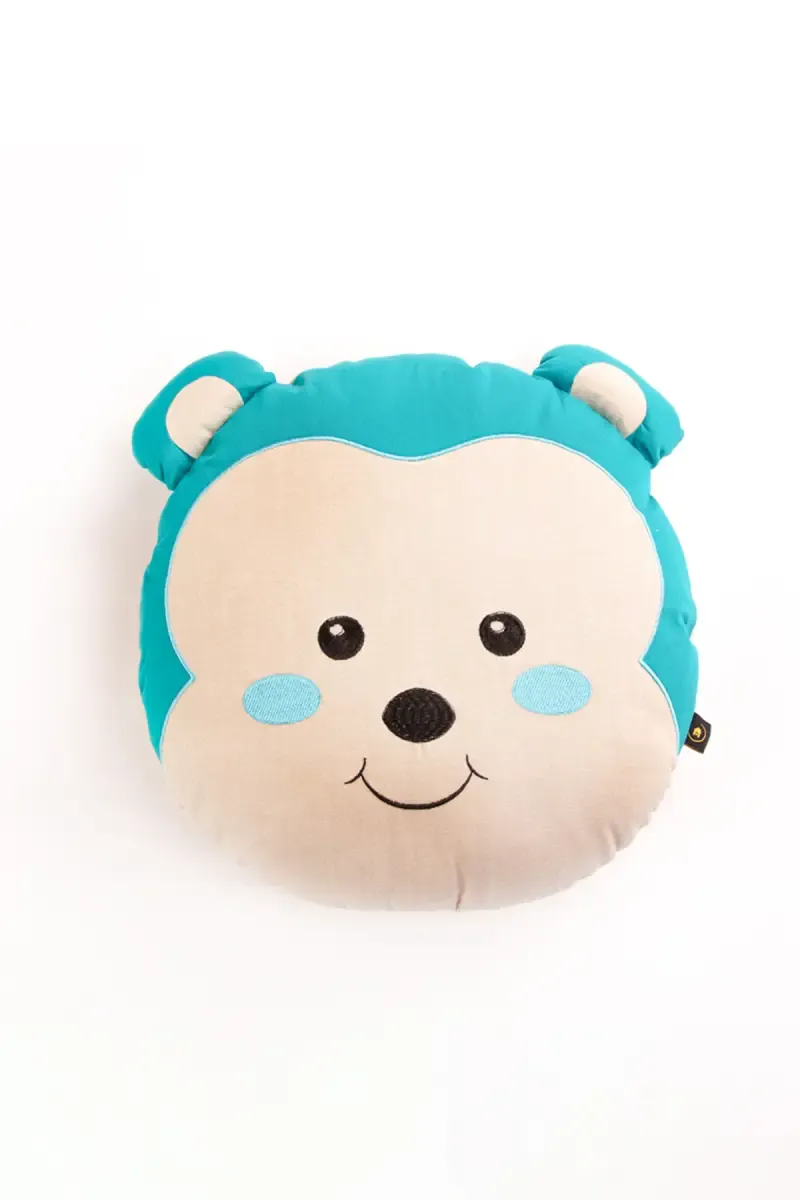 Soft Monkey-Shaped Cushion - Happy Home Linens 023190COTTEA