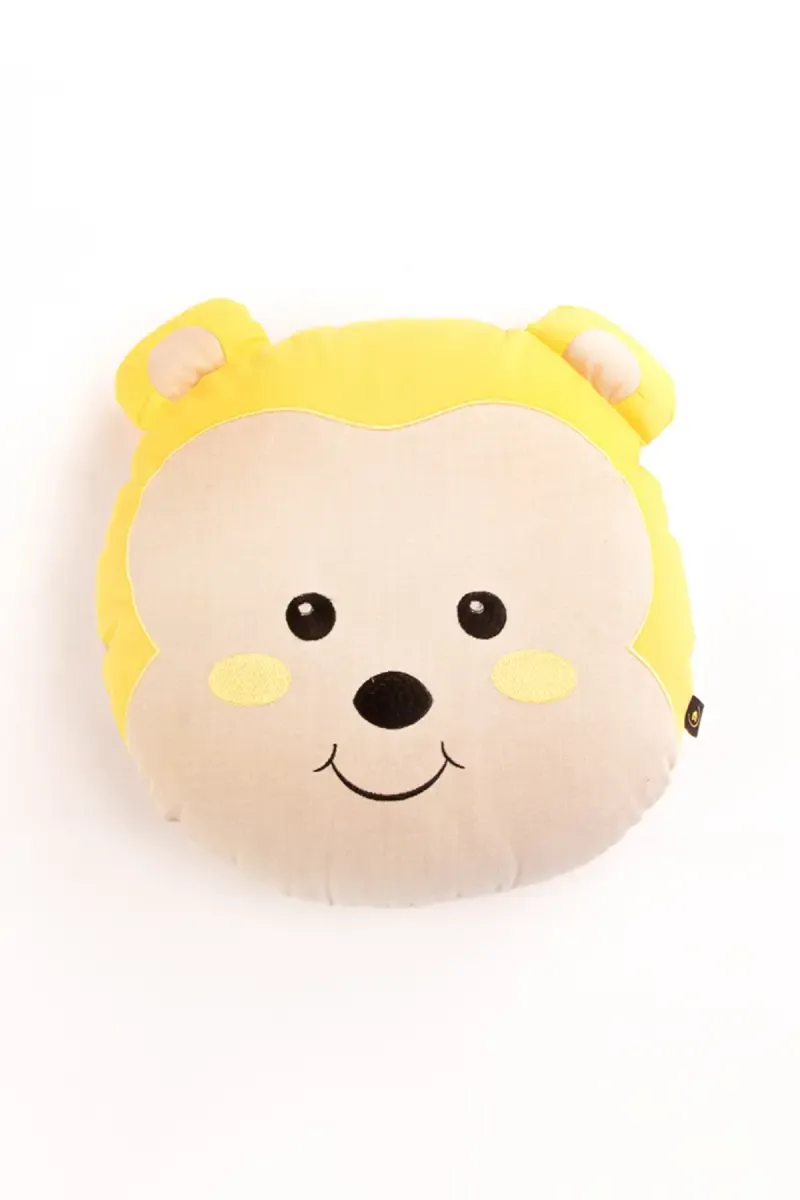 Soft Monkey-Shaped Cushion - Happy Home Linens 023190COTYEL