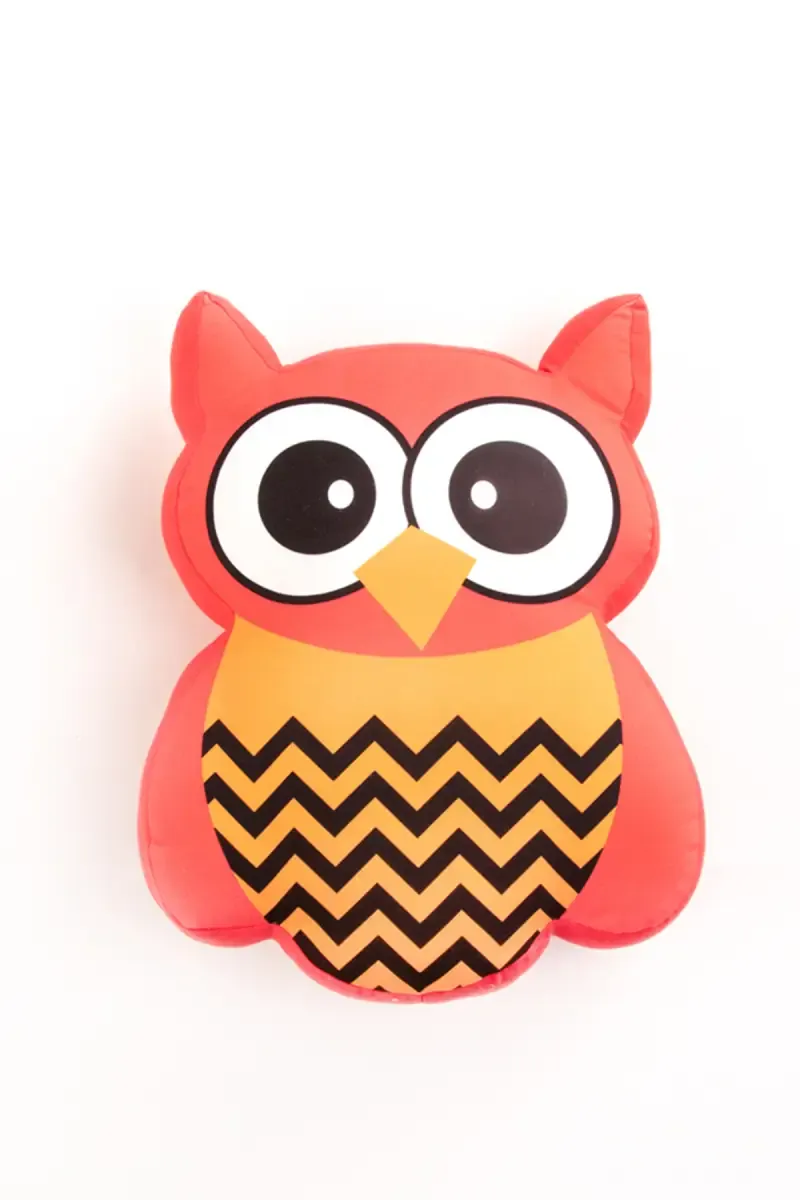 Owl-Shaped Soft Cushion - Happy Home Linens