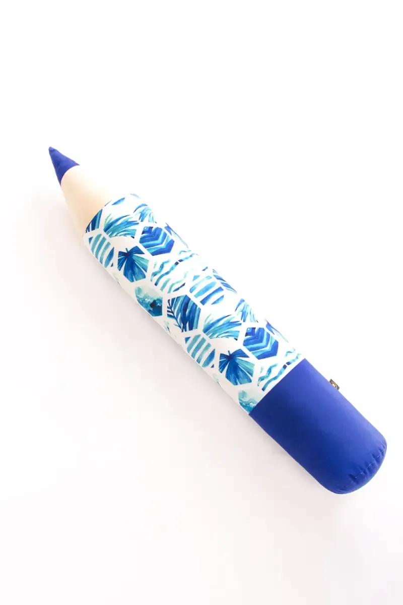 Pencil-shaped Soft Cushion - Happy Home Linens 023199COT&POLBLU