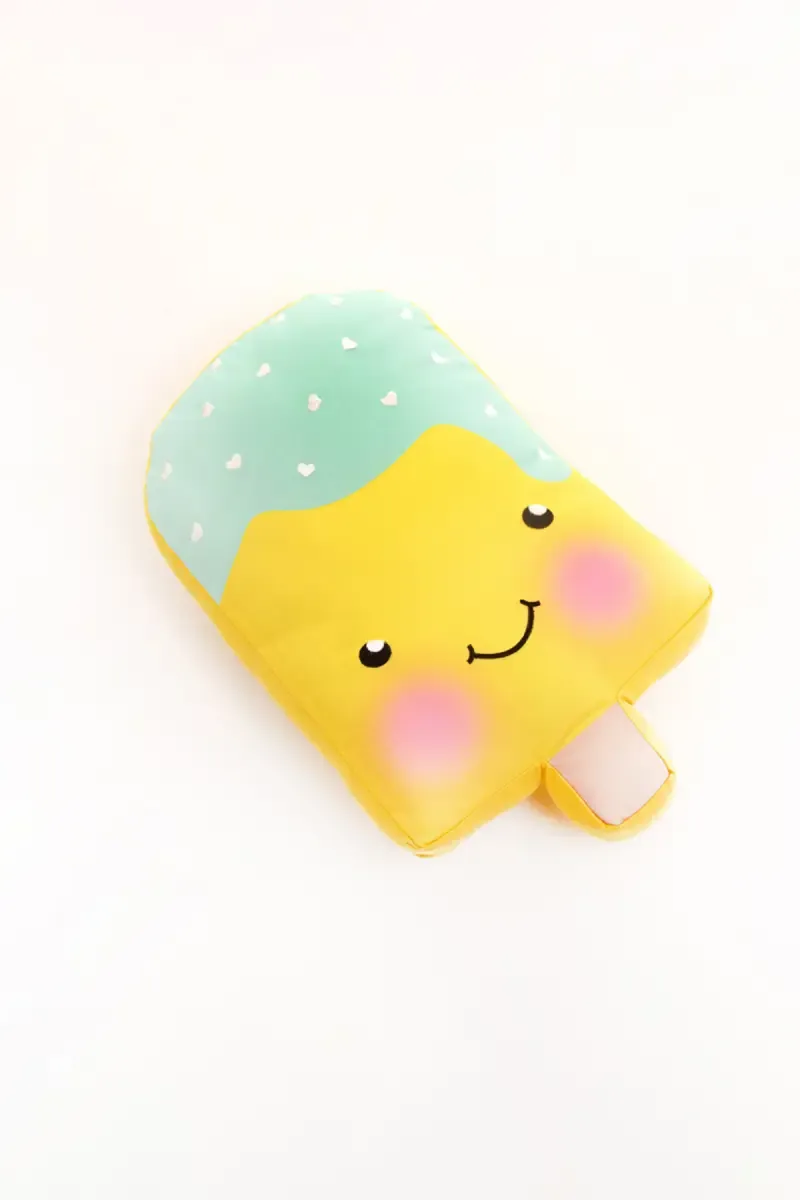 Ice Popsicle shaped soft cushion - Happy Home Linens 023204COT&POLYEL