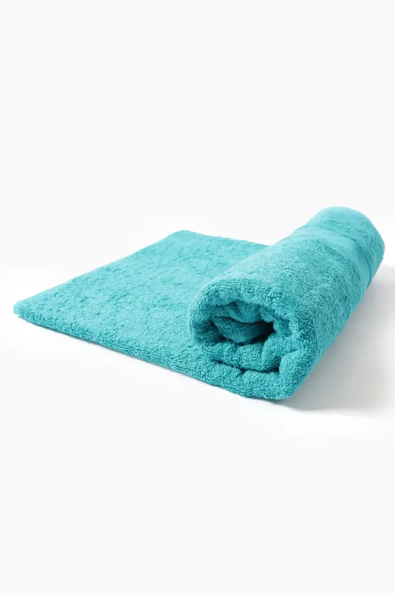 Turkish Cotton Bath Towel, 1 Pc - 75 x 150 Cm (Teal) (Leaf Dew) 023210TEA1