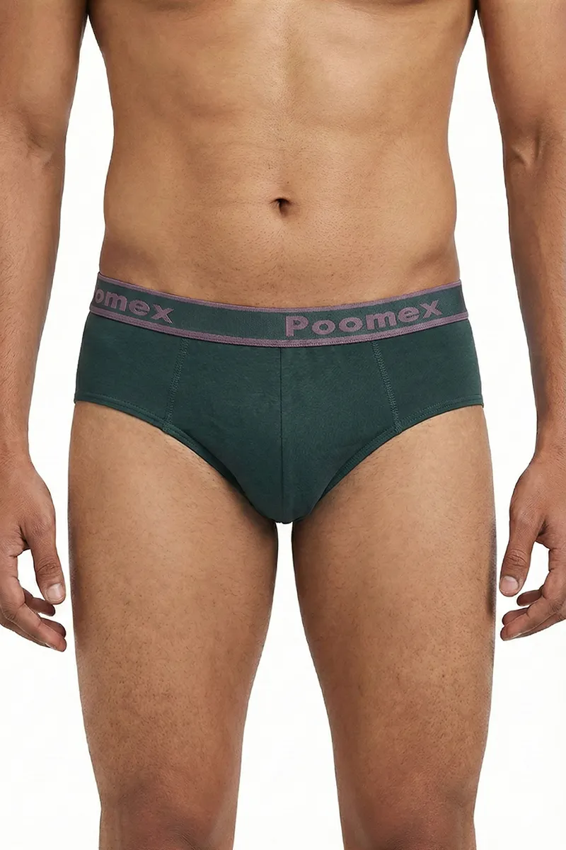 Men's Cotton Solid Briefs 02324775DARGRE