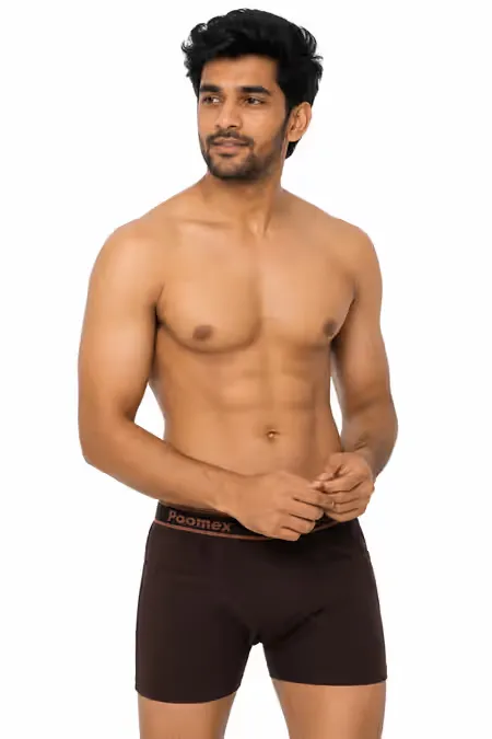 Men's Cotton Trunks with Pockets 023248DARKHA80