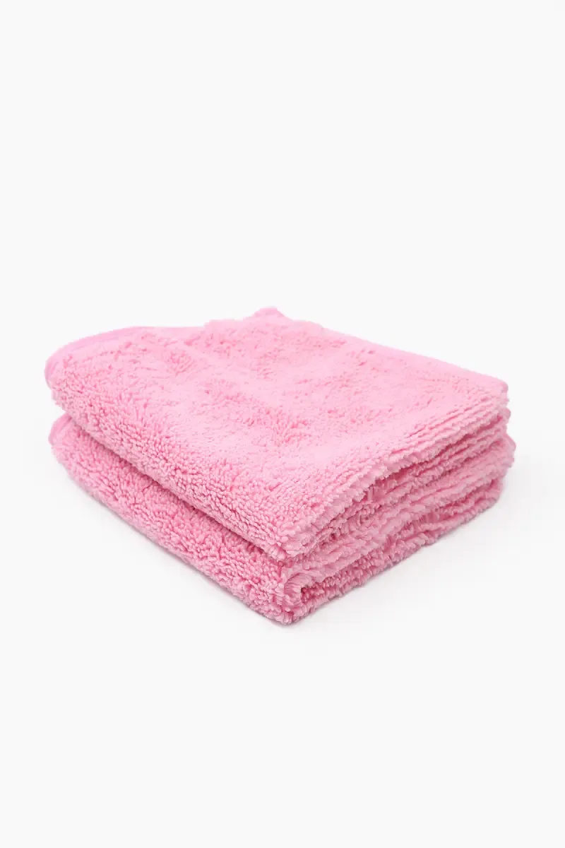 Microfiber Face Towel, 2 Pcs - 30 x 30 Cm (Pink) (Copper Smith) 023285PIN1