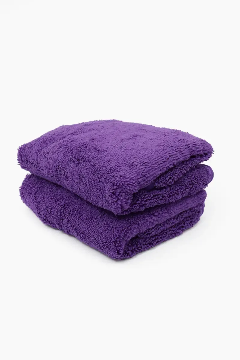 Microfiber Hand Towel, 2 Pcs - 40 x 60 Cm (Purple) (Copper Smith) 023288PUR1