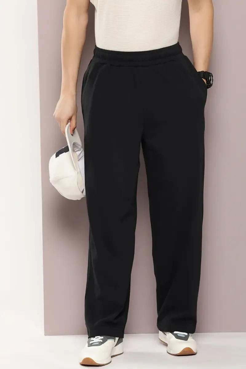 Cotton Blend Baggy Pants for Men