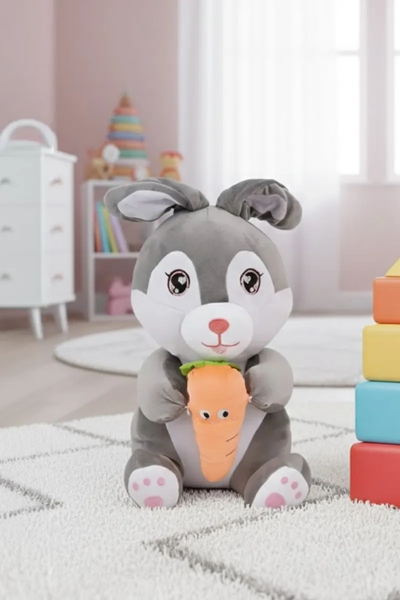 Bunny Carrot Soft Toy for Kids - 55cm 023327GRE