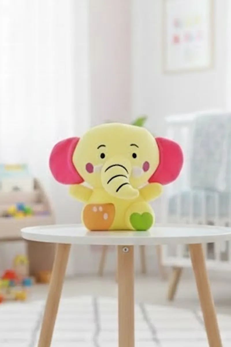 Elephant Soft Toys for Kids - (Yellow)