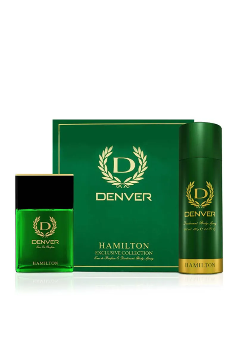 Denver Hamilton Perfume & Deodorant Gift set for Men (70ml+200ml) 