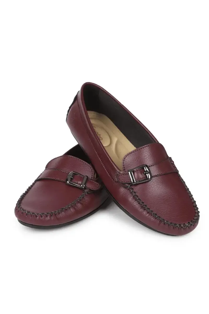 Women's Bliss Formal Strap Buckle Loafers 0234748WIN