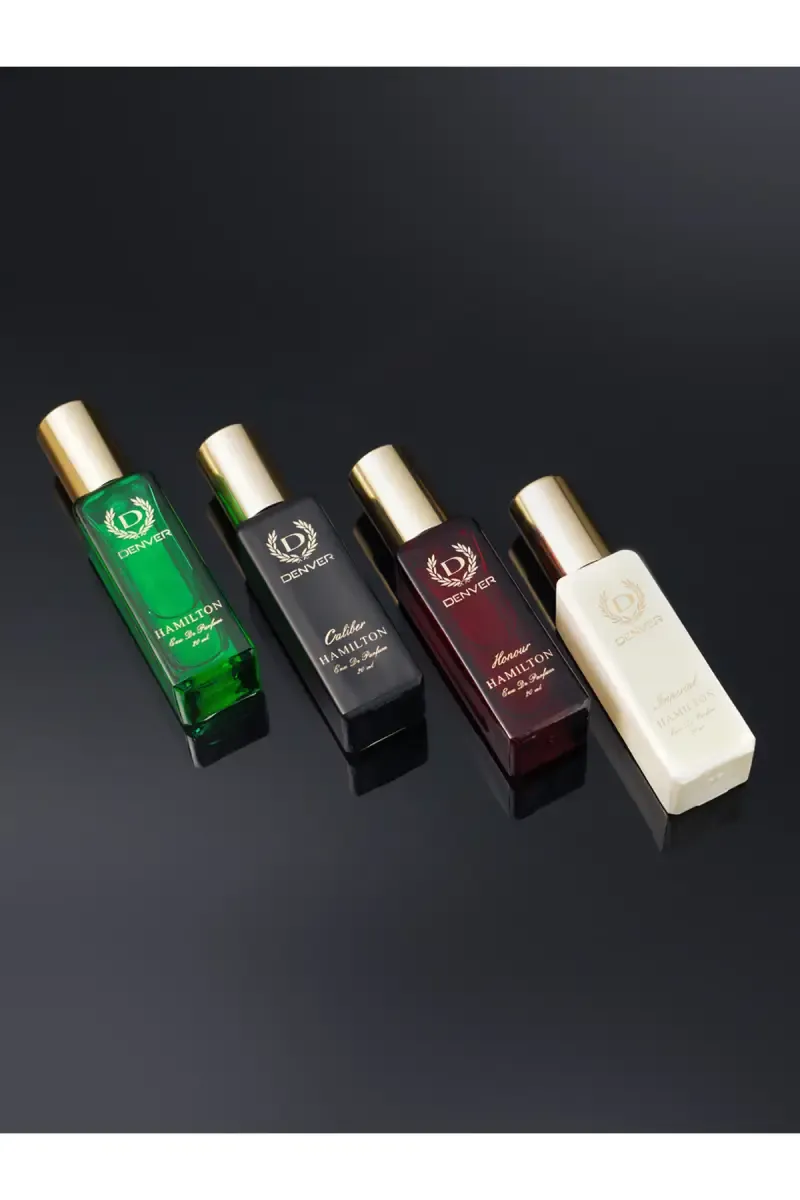Denver Hamilton Eau De Parfum for Men-  Set of 4 (20ml Each) 