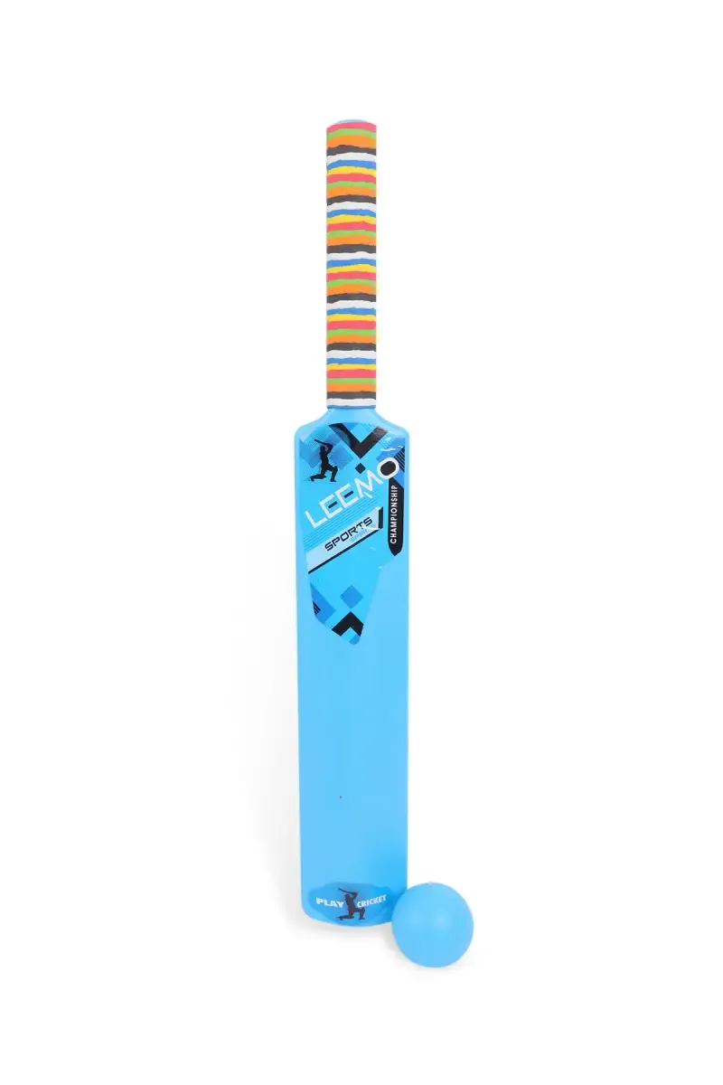Cricket Bat and Ball Set for Kids (Blue)