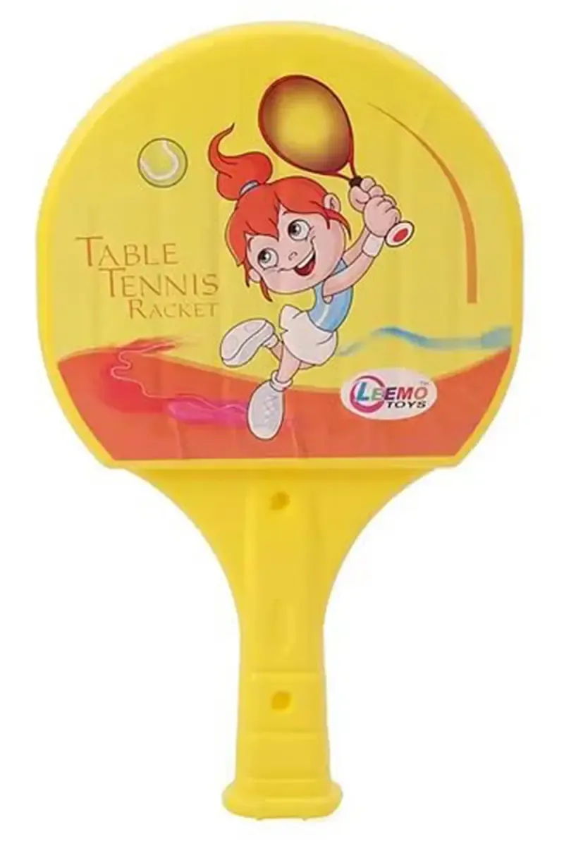 Table Tennis Play Kit for Kids (2 * Ball & 2 * Bat) - Yellow