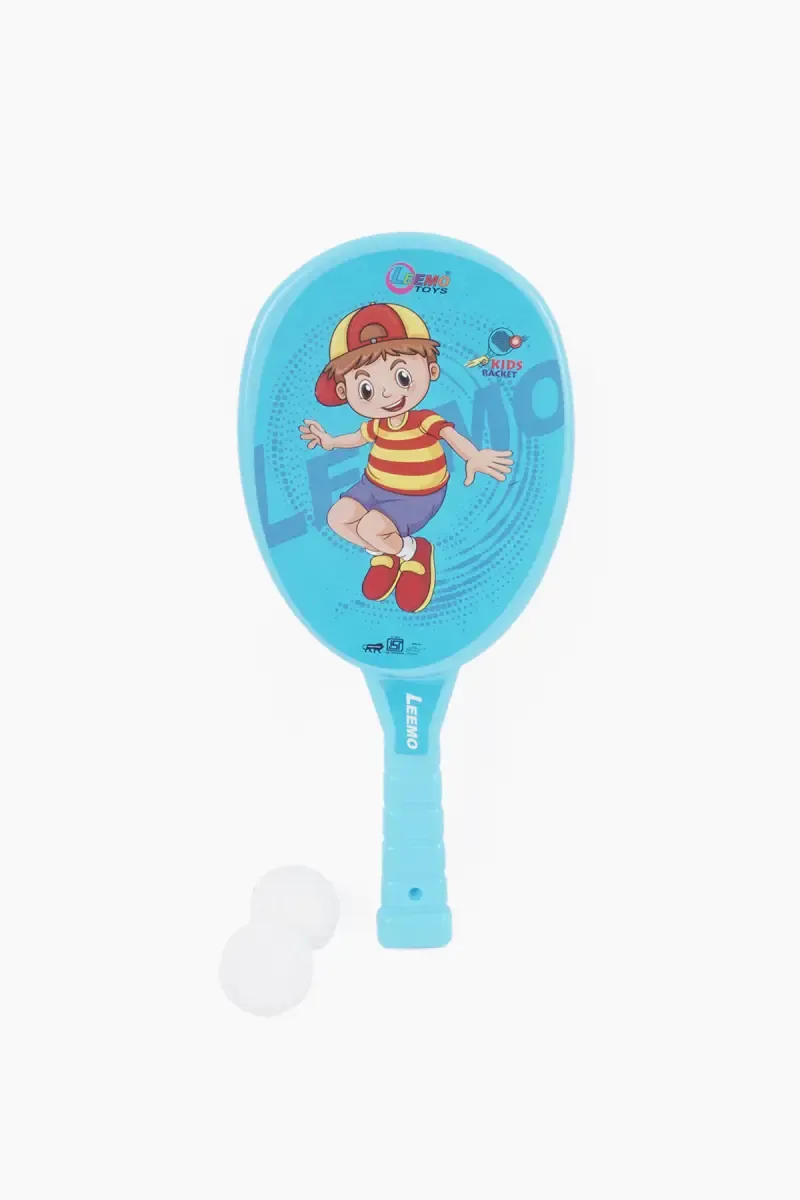 Leemo Table Tennis Play Kit For Kids (2 X Ball & 2 X Bat) - Blue 023580BLU2