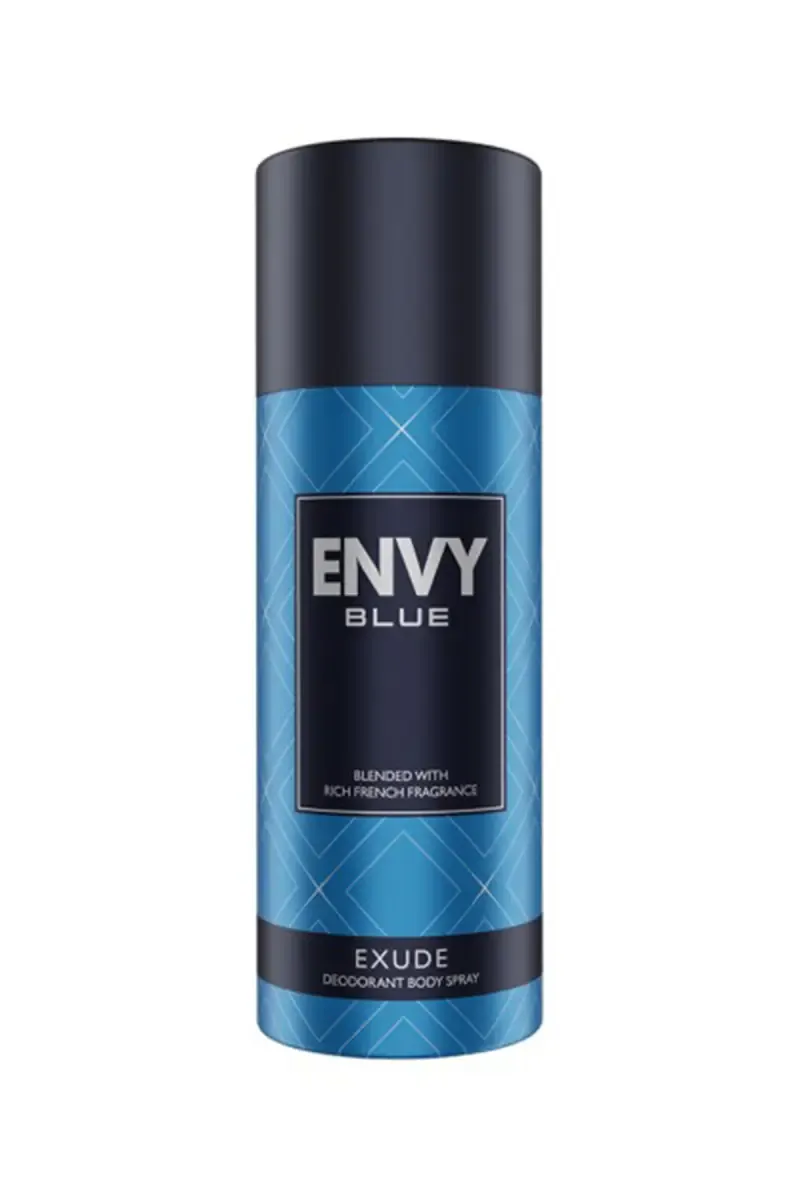Envy Blue Exude Deodorant Body Spray For Men - 165ml 