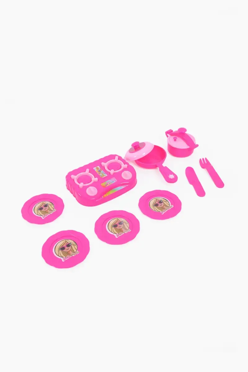 Kitchen Role Play Toy Set For Kids - (Pink)