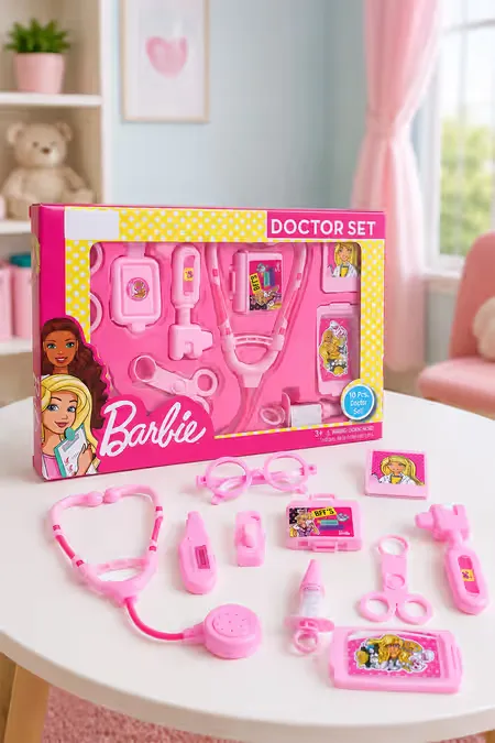 Kreative Barbie Theme Doctor Play Set (Pink)