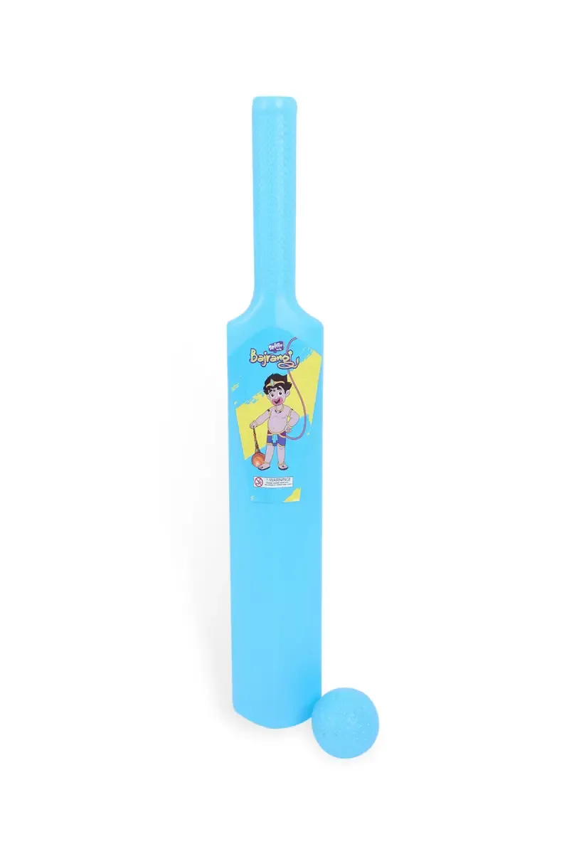 Cricket Bat & Ball Play Set For Kids (Sky Blue)