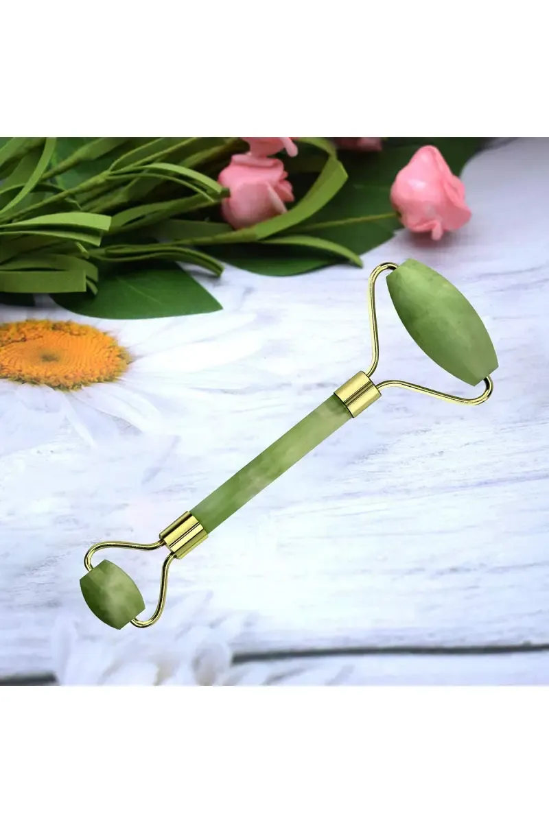 Jade Stone Face Roller & Massager - Pack Of 1 