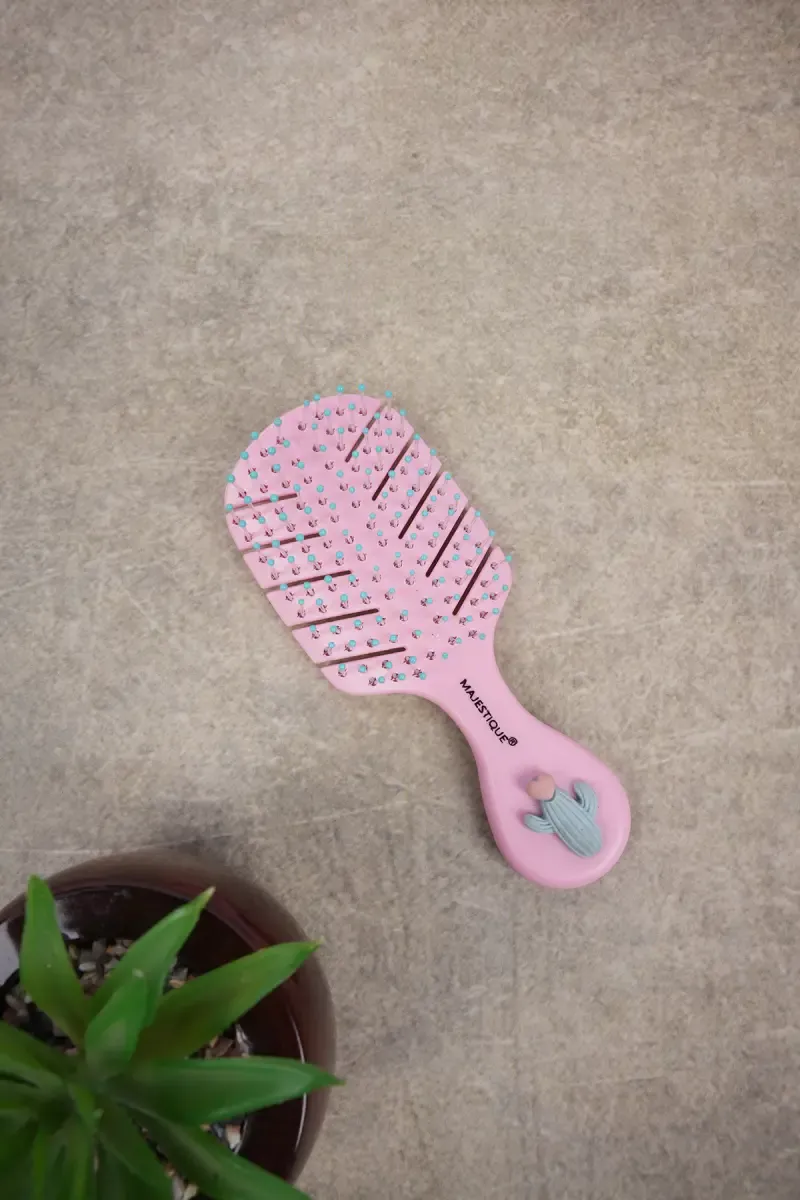 Detangling Baby Hair Brush (Light Pink) - Pack of 1