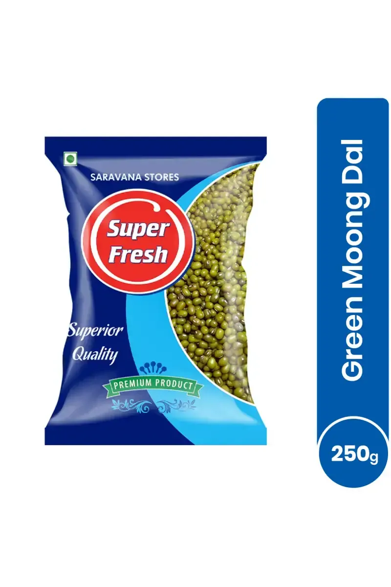 Whole Green Moong Dal / Pachai Payiru, Super Fresh - 250 g