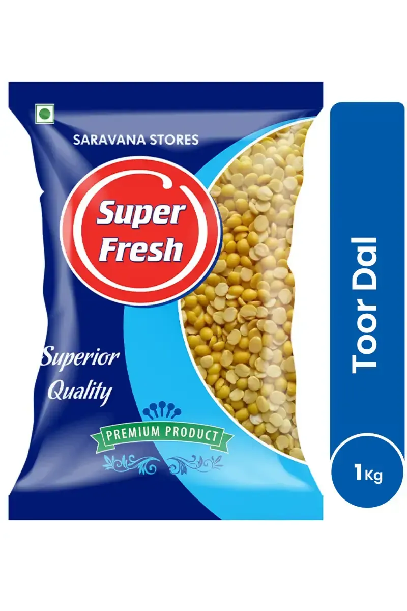 Toor Dal / Thuvaram Paruppu, Super Fresh - 1 Kg