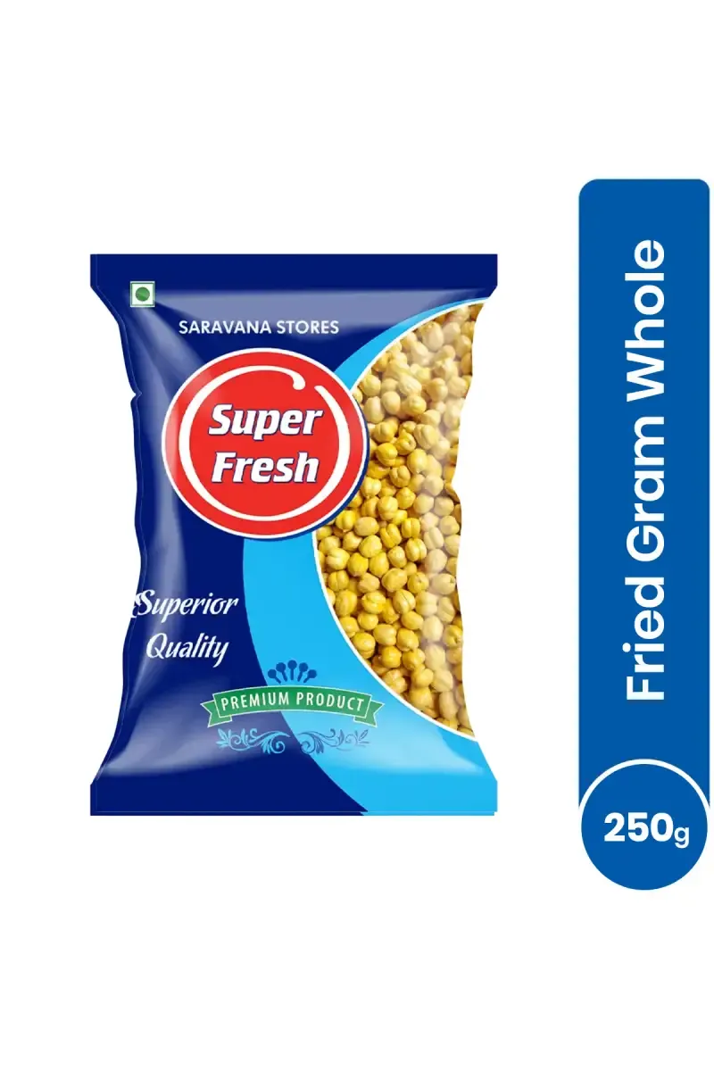 Whole Fried Gram / Varutha Pottu Kadalai , Super Fresh - 250g
