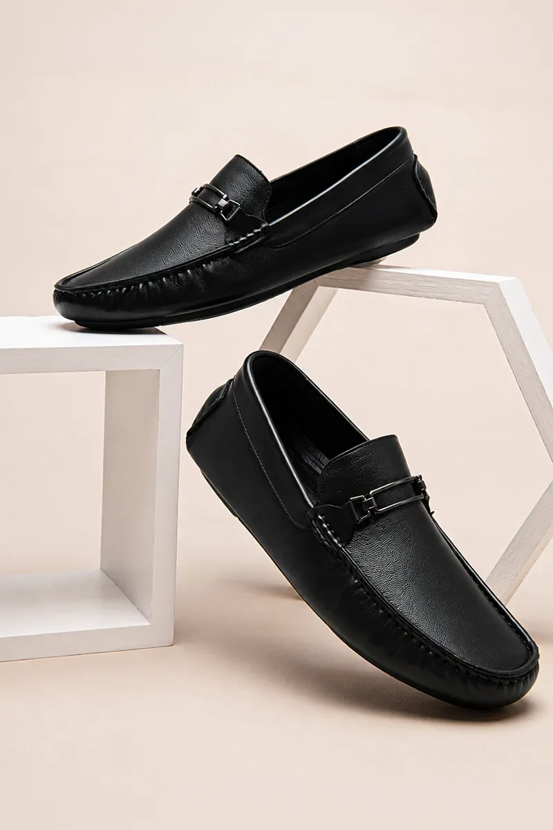 Synthetic Leather Slip-On Casual Loafers for Men