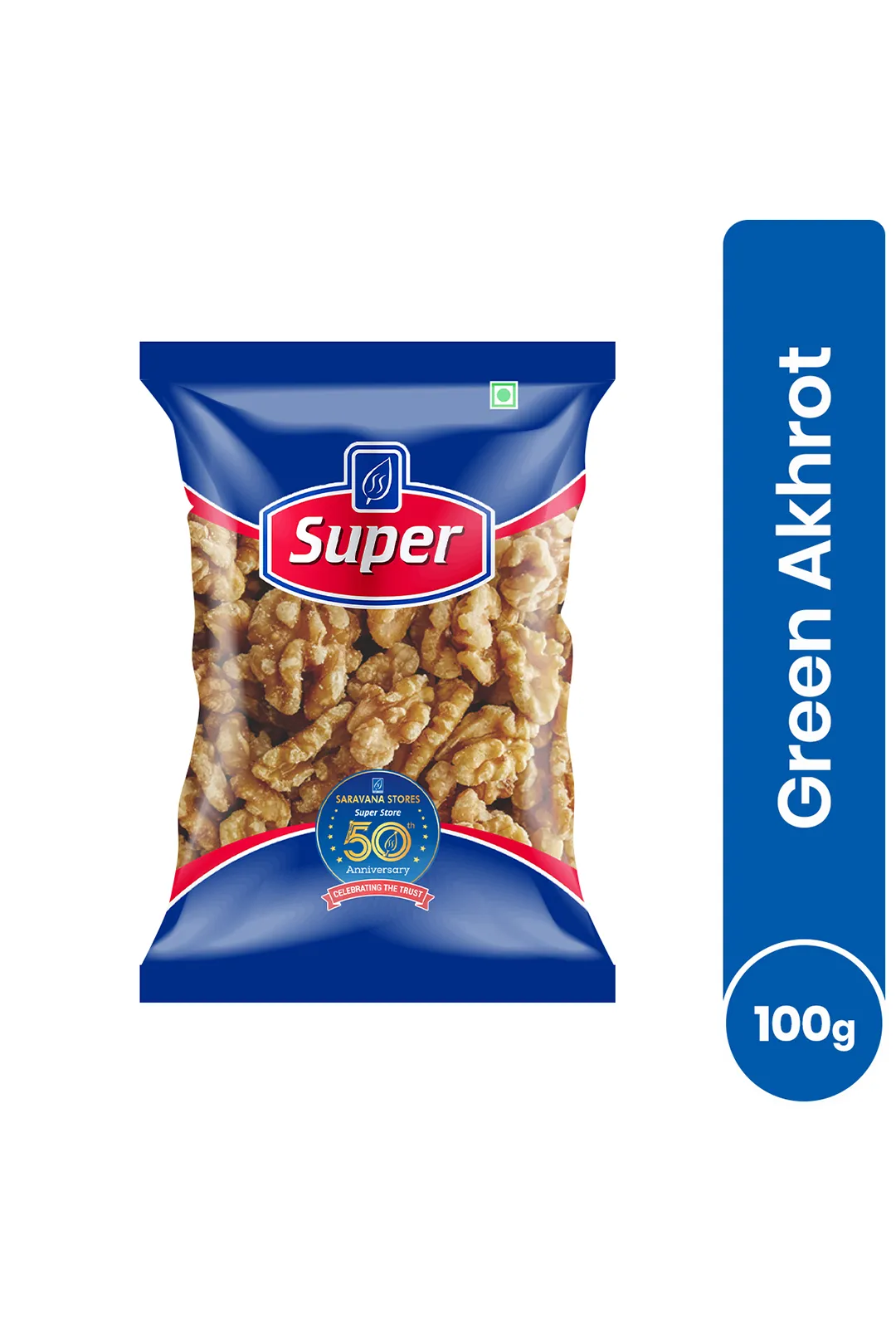 Green Akhrot / Walnut, Super - 100g