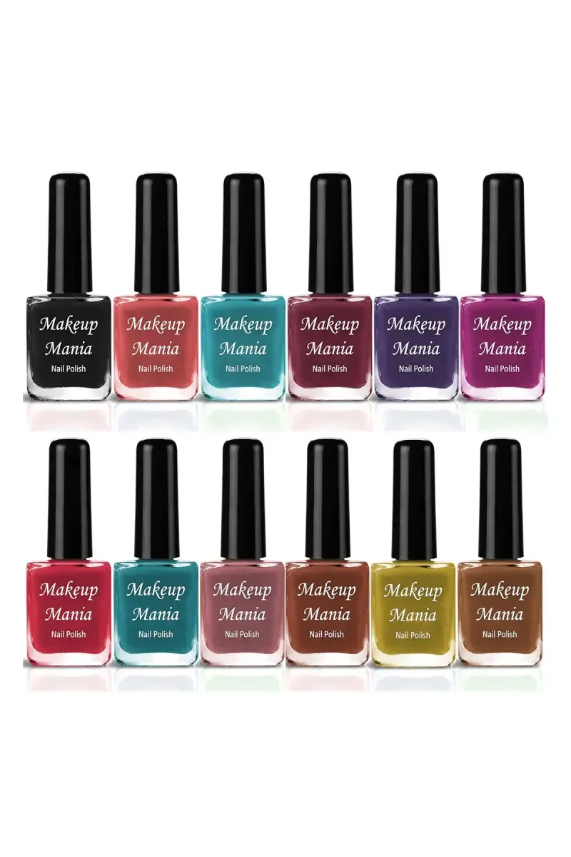 Makeup Mania Nail Polish Set- 12 Pcs X 6ml (Each)