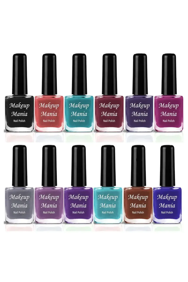 Makeup Mania Nail Polish Set- 12 Pcs X 6ml (Each)