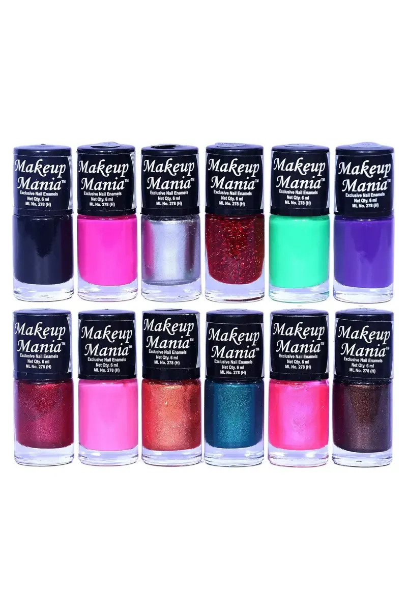 Makeup Mania Nail Polish Set- 12 X 6ml Each