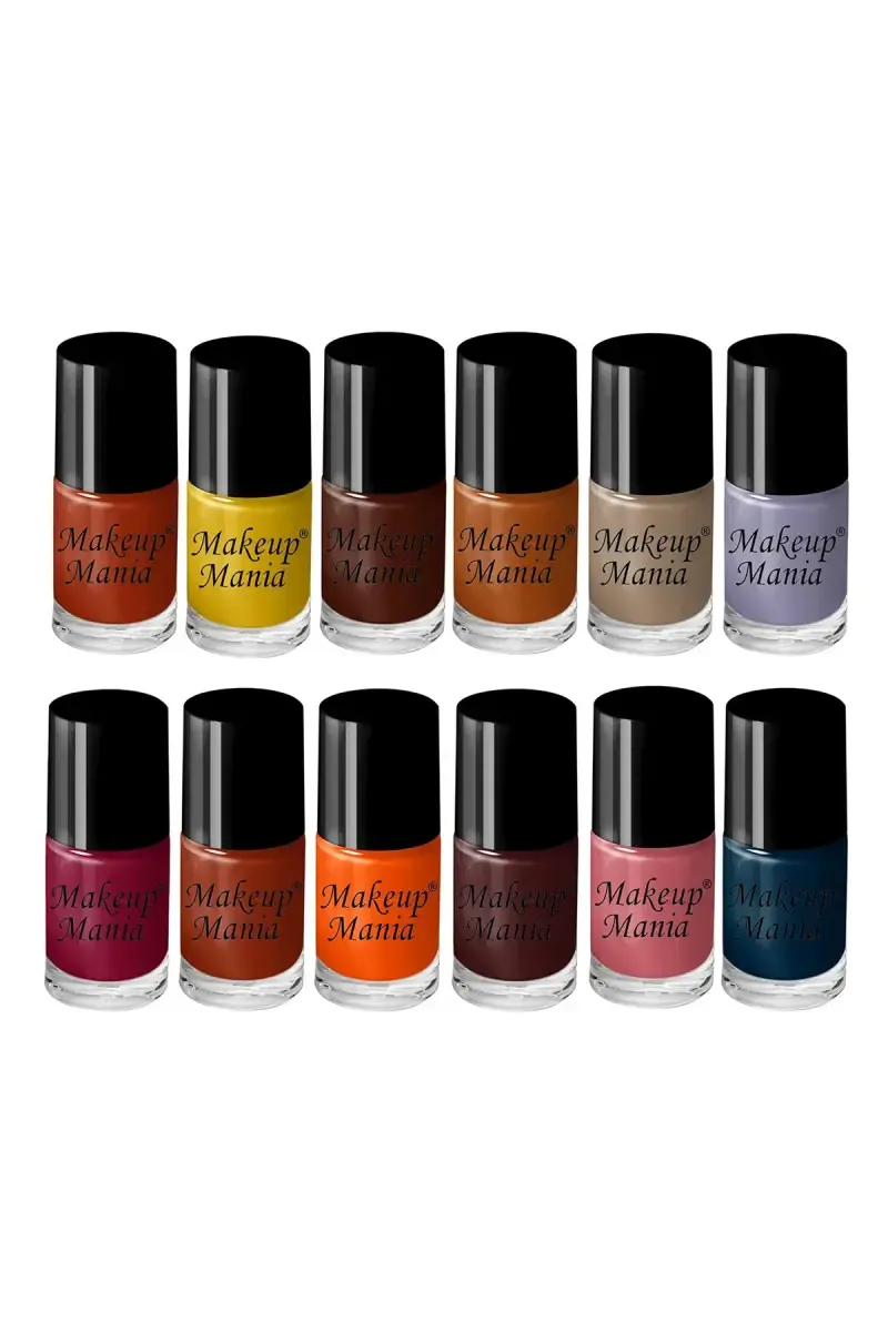 Makeup Mania Nail Polish Set- 12 X 6ml (Each)